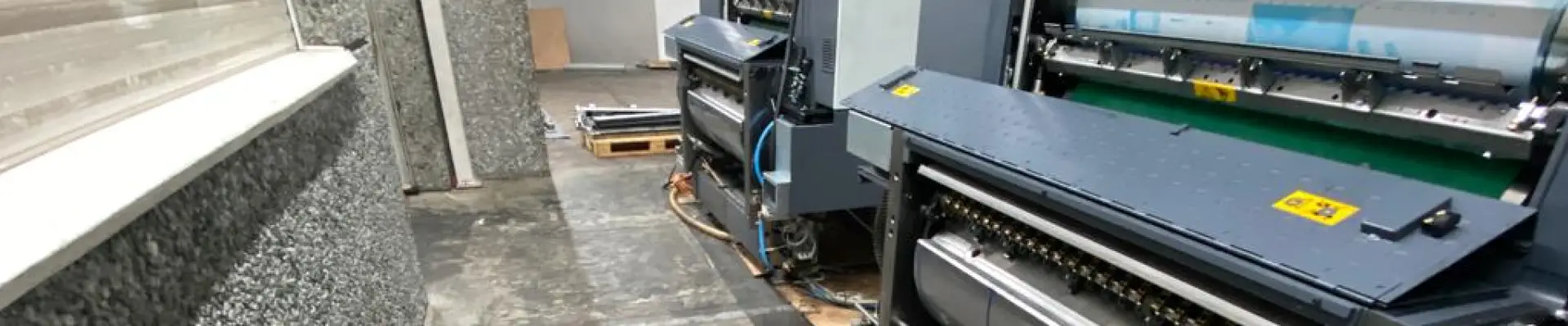 Druckmaschinenreinigung mit Trockeneisstrahlverfahren